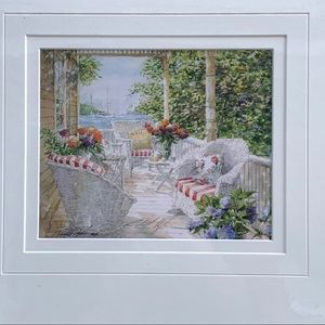 Wall Art Print & Matting by Randall Higdon “Porch Air” by Randall Higdon